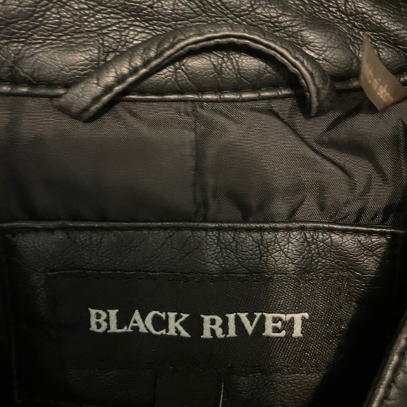 Black Leather Jacket Small - Picture 4 of 5